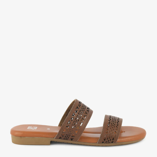 Laser-Cut Detail Slippers