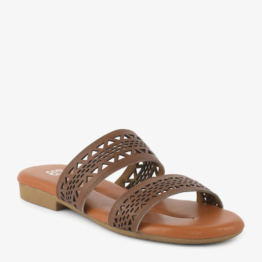 Laser-Cut Detail Slippers